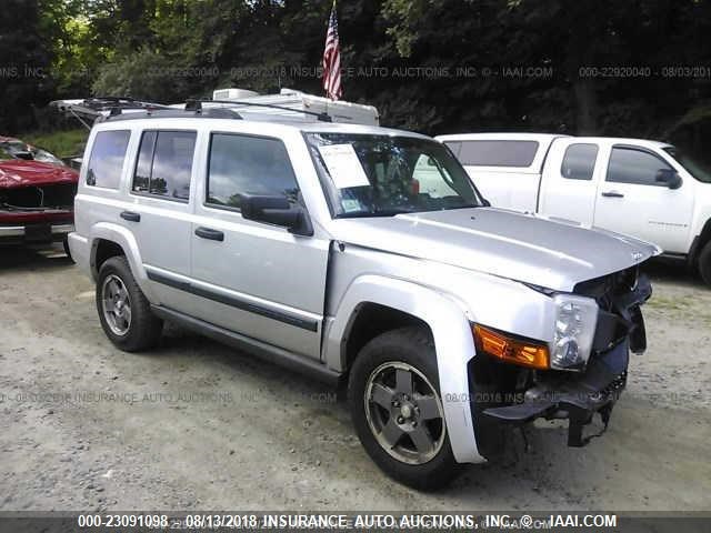 1J8HG48K56C209245 - 2006 JEEP COMMANDER SILVER photo 1