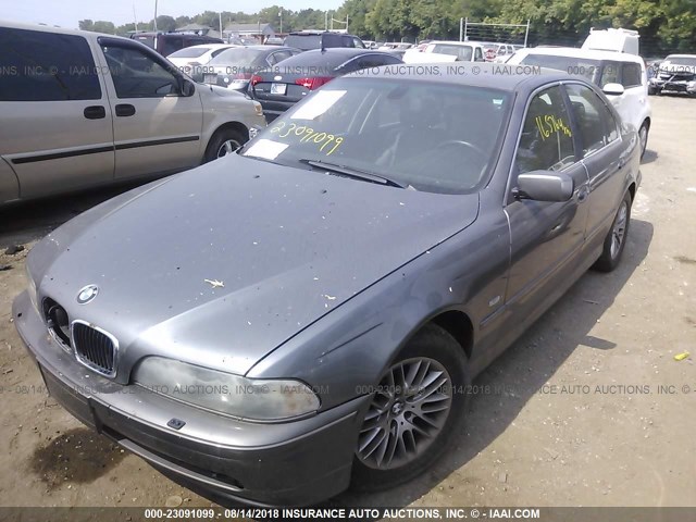 WBADT63442CK27751 - 2002 BMW 530 I AUTOMATIC GRAY photo 2