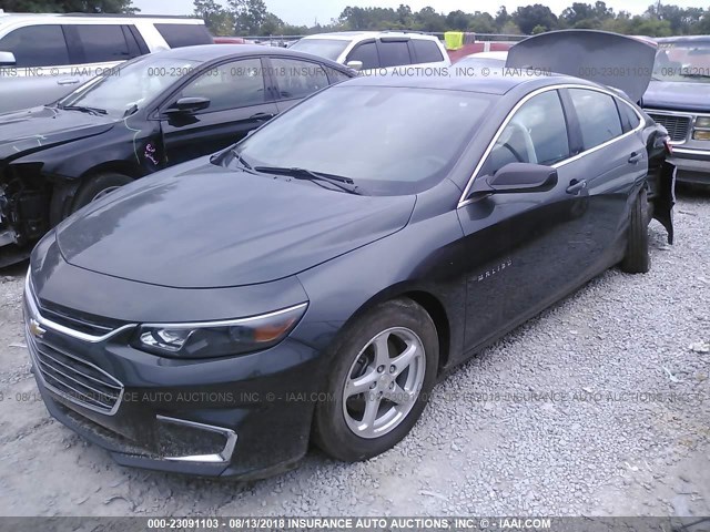 1G1ZB5ST8HF246494 - 2017 CHEVROLET MALIBU LS Boz foto 2