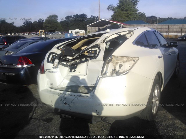 5J6TF2H56AL009805 - 2010 HONDA ACCORD CROSSTOUR EXL WHITE photo 6