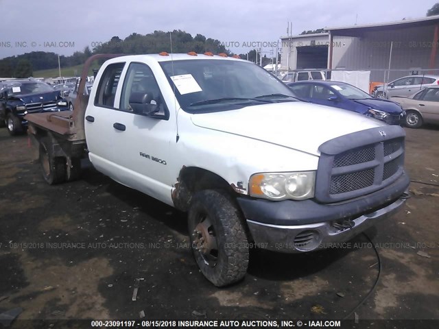 3D7MU48C33G775359 - 2003 DODGE RAM 3500 ST/SLT WHITE photo 1