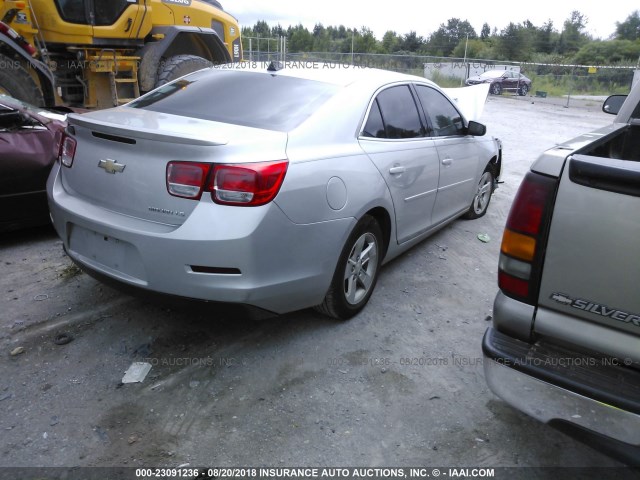 1G11B5SL8EF179422 - 2014 CHEVROLET MALIBU LS ვერცხლისფერი ფოტო 4