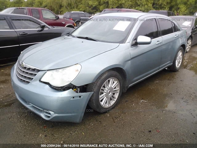 1C3LC56D09N515533 - 2009 CHRYSLER SEBRING TOURING/LIMITED TURQUOISE photo 2