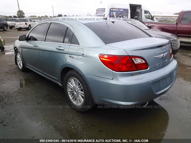 1C3LC56D09N515533 - 2009 CHRYSLER SEBRING TOURING/LIMITED TURQUOISE photo 3