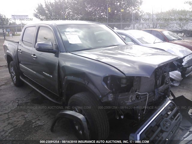 5TFAZ5CN3HX024245 - 2017 TOYOTA TACOMA DBL CAB/SR5/TRD SPORT/OR GRAY photo 1