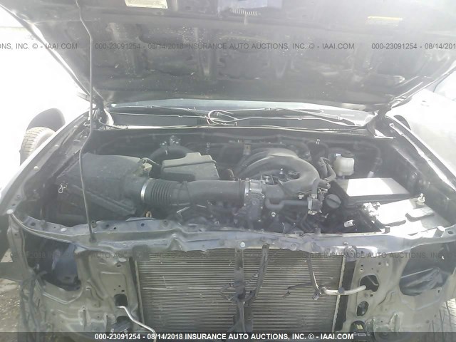 5TFAZ5CN3HX024245 - 2017 TOYOTA TACOMA DBL CAB/SR5/TRD SPORT/OR GRAY photo 10