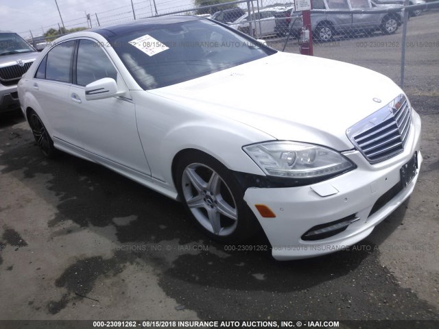 WDDNG8GB9AA023818 - 2010 MERCEDES-BENZ S 550 4MATIC WHITE photo 1