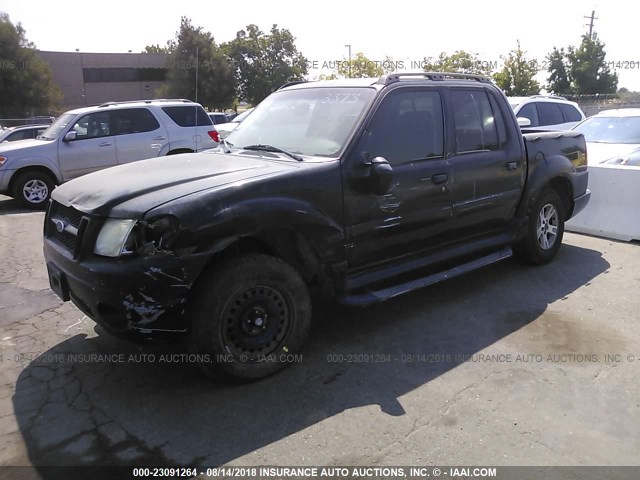 1FMZU67K45UB40568 - 2005 FORD EXPLORER SPORT TR  BLACK photo 2