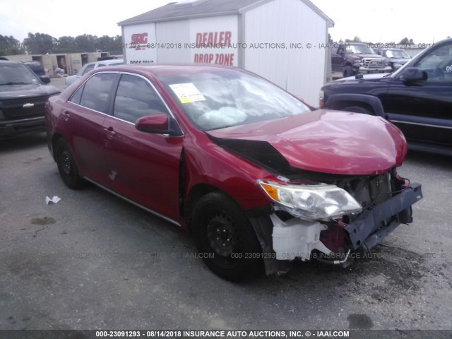 4T1BF1FKXCU526599 - 2012 TOYOTA CAMRY SE/LE/XLE 红色 照片 1