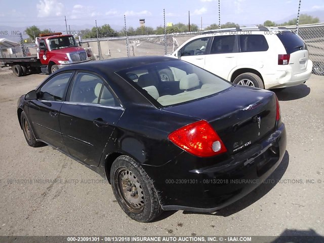 1G2ZF58B074269521 - 2007 PONTIAC G6 VALUE LEADER/BASE BLACK photo 3