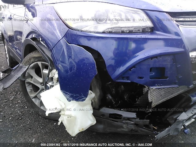 1FMCU9J95FUB77367 - 2015 FORD ESCAPE TITANIUM BLUE photo 6