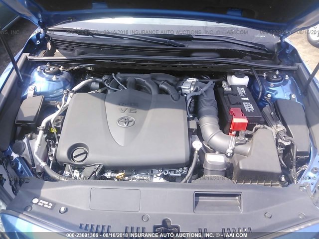 4T1BZ1HK4JU002558 - 2018 TOYOTA CAMRY XSE/XLE BLUE photo 10