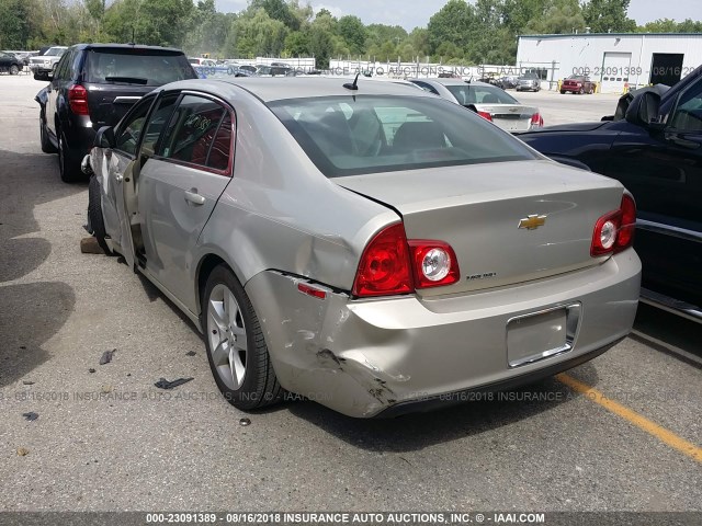 1G1ZB5EB3AF208731 - 2010 CHEVROLET MALIBU LS 棕色 照片 3