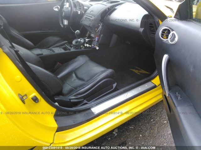 JN1AZ34D35M604427 - 2005 NISSAN 350Z COUPE YELLOW photo 5