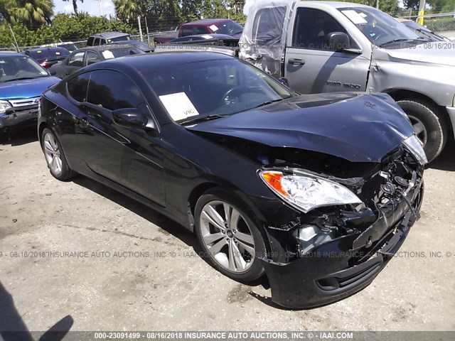 KMHHT6KD1BU064228 - 2011 HYUNDAI GENESIS COUPE 2.0T BLACK photo 1