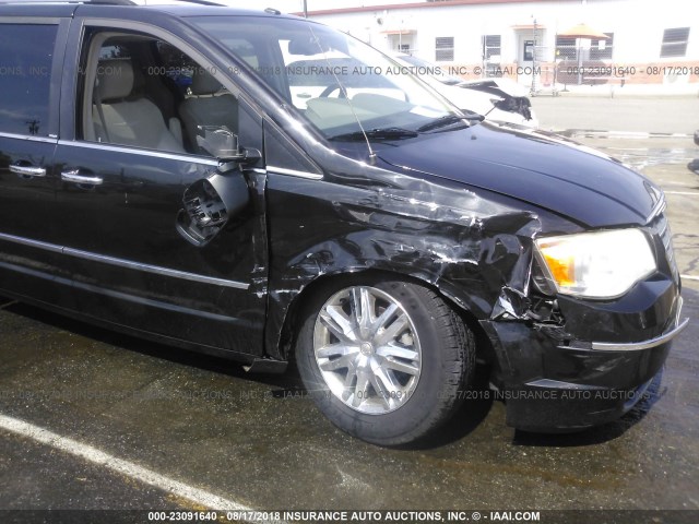 2A8HR64X58R815453 - 2008 CHRYSLER TOWN & COUNTRY LIMITED BLACK photo 6