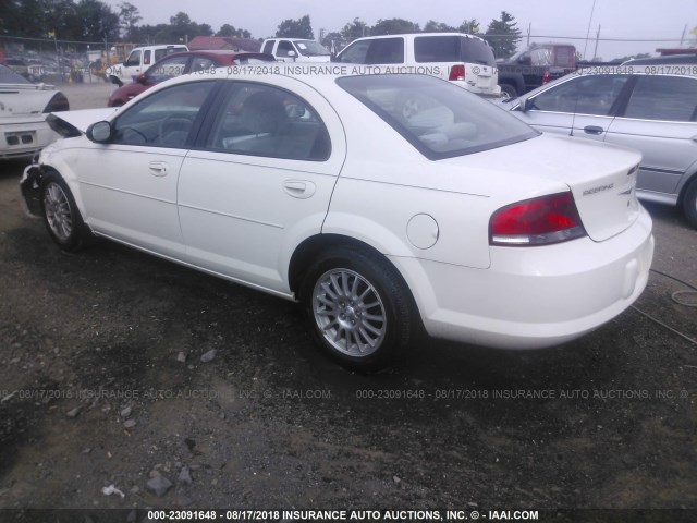 1C3AL56RX5N501989 - 2005 CHRYSLER SEBRING TOURING WHITE photo 3