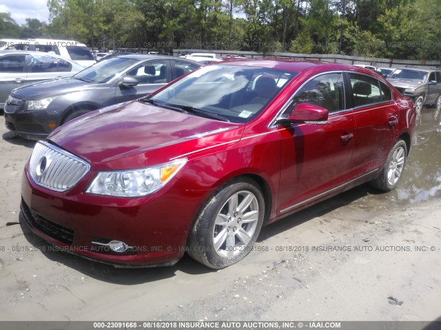 1G4GD5E32CF223382 - 2012 BUICK LACROSSE PREMIUM RED photo 2