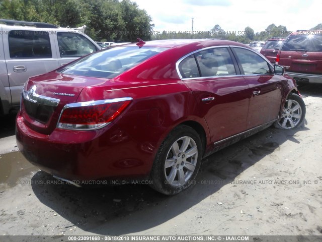 1G4GD5E32CF223382 - 2012 BUICK LACROSSE PREMIUM RED photo 4