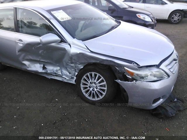 4T4BF3EK4AR059017 - 2010 TOYOTA CAMRY SE/LE/XLE 银色 照片 6