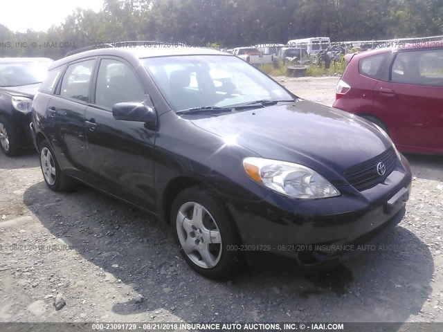 2T1KR32E75C365362 - 2005 TOYOTA COROLLA MATRIX XR BLACK photo 1