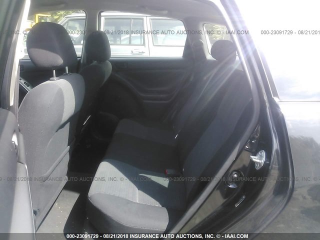 2T1KR32E75C365362 - 2005 TOYOTA COROLLA MATRIX XR BLACK photo 8