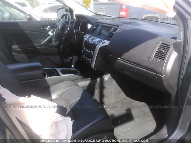 JN8AZ18W49W116888 - 2009 NISSAN MURANO S/SL/LE GRAY photo 5