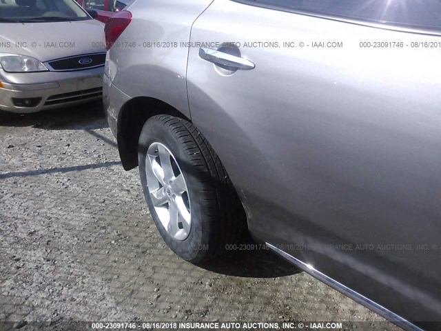 JN8AZ18W49W116888 - 2009 NISSAN MURANO S/SL/LE GRAY photo 6