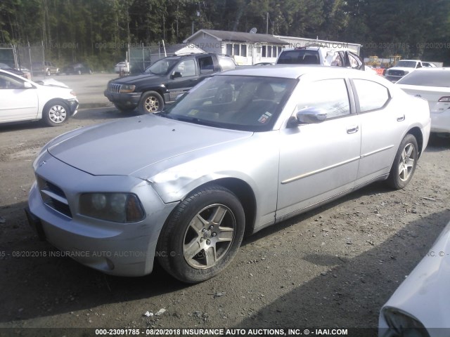 2B3KA43G67H837848 - 2007 DODGE CHARGER SE/SXT SILVER photo 2