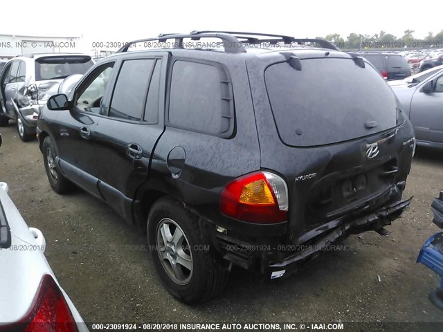 KM8SC73DX4U666154 - 2004 HYUNDAI SANTA FE GRAY photo 3