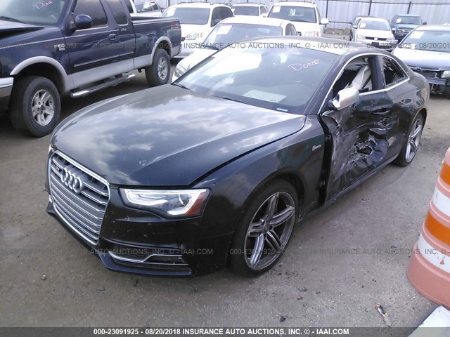 WAUGGAFR4EA071187 - 2014 AUDI S5 PREMIUM PLUS 黑色 照片 2