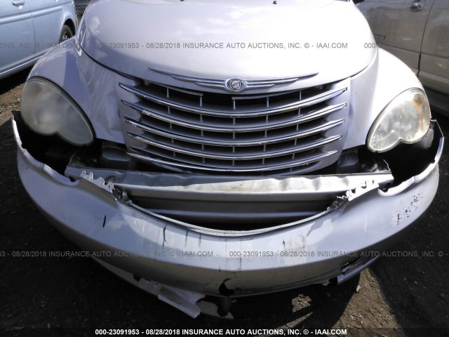 3A4FY58B66T324422 - 2006 CHRYSLER PT CRUISER TOURING SILVER photo 6