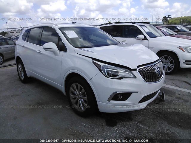LRBFXBSA3HD020169 - 2017 BUICK ENVISION ESSENCE WHITE photo 1