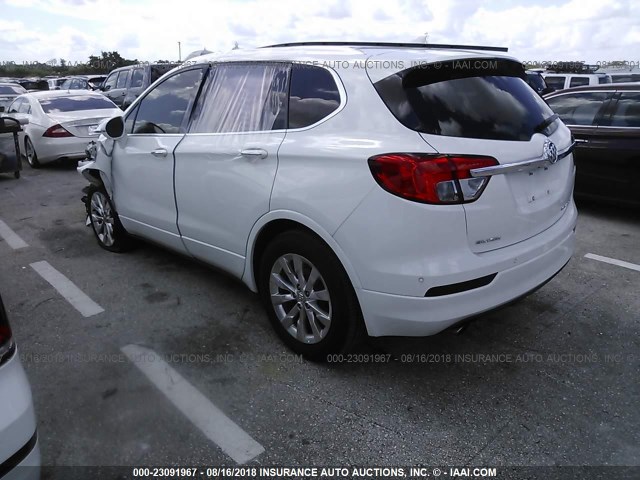 LRBFXBSA3HD020169 - 2017 BUICK ENVISION ESSENCE WHITE photo 3