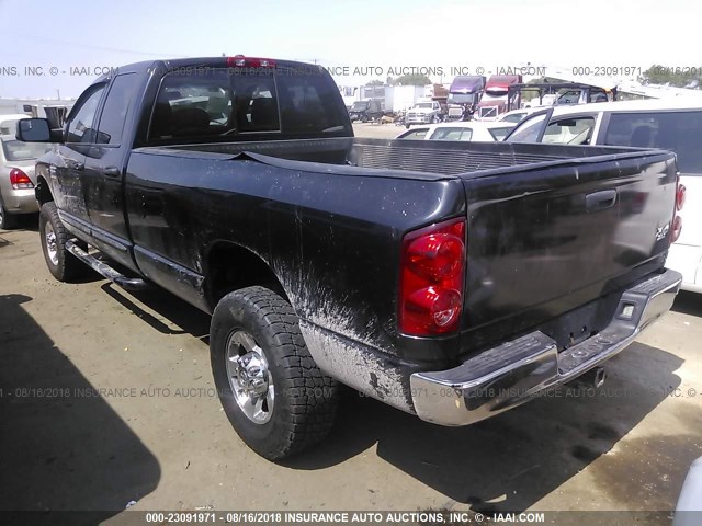 1D7KS28D47J509573 - 2007 DODGE RAM 2500 ST/SLT 黑色 照片 3