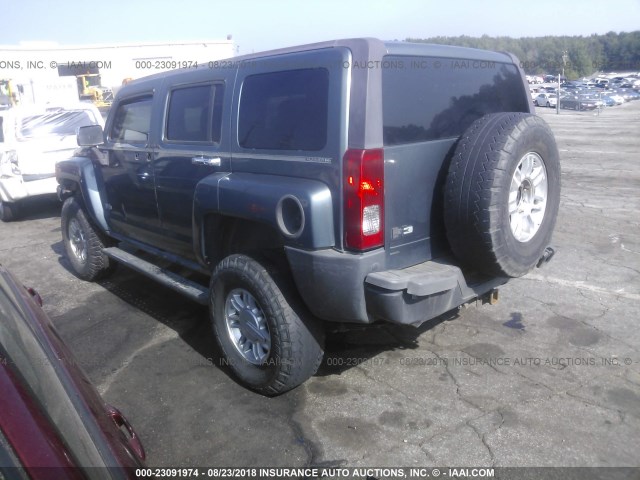 5GTDN136868255748 - 2006 HUMMER H3 BLUE photo 3