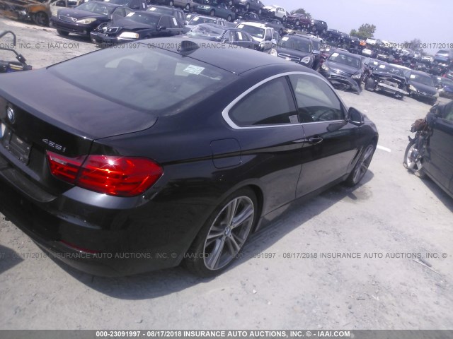 WBA3N9C51GK250692 - 2016 BMW 428 XI BLACK photo 4