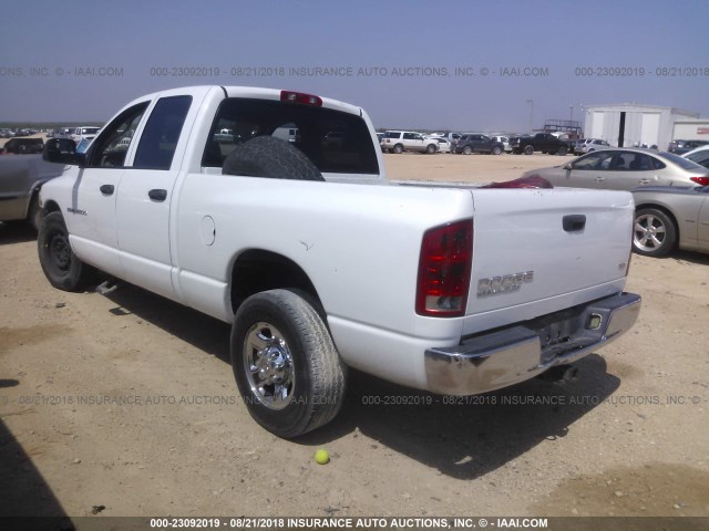 3D7KA28D63G812756 - 2003 DODGE RAM 2500 ST/SLT WHITE photo 3