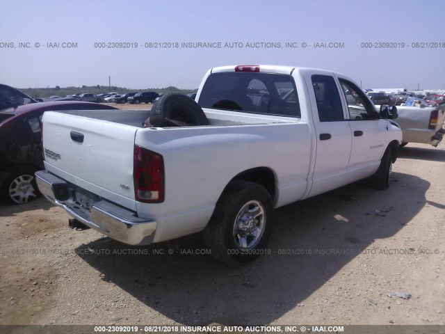 3D7KA28D63G812756 - 2003 DODGE RAM 2500 ST/SLT WHITE photo 4