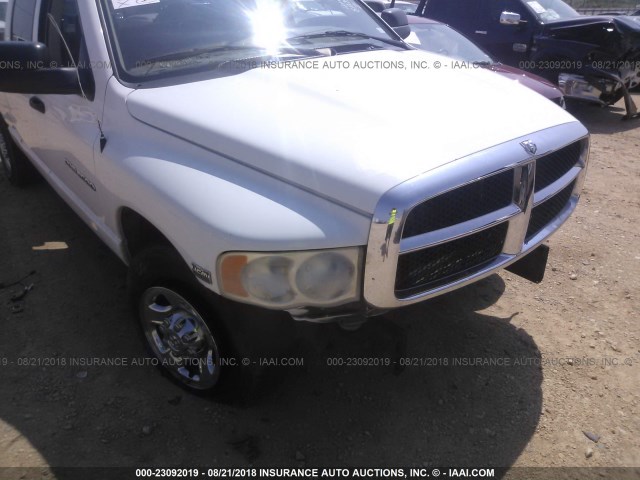 3D7KA28D63G812756 - 2003 DODGE RAM 2500 ST/SLT WHITE photo 6