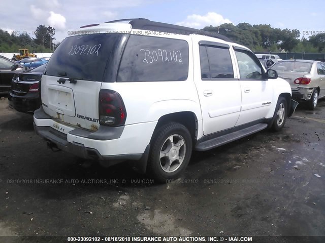 1GNET16S346228628 - 2004 CHEVROLET TRAILBLAZER EXT LS/EXT LT WHITE photo 4