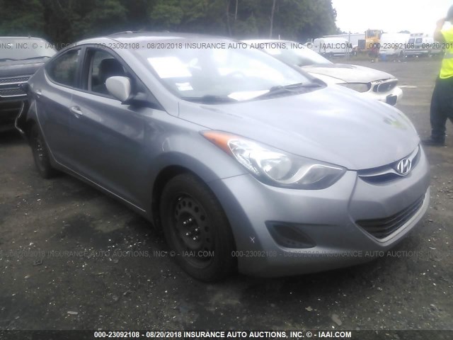 KMHDH4AE8DU591913 - 2013 HYUNDAI ELANTRA GLS/LIMITED ნაცრისფერი ფოტო 1