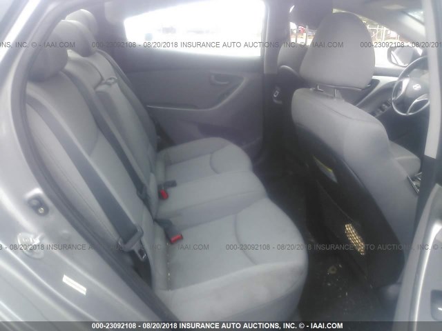 KMHDH4AE8DU591913 - 2013 HYUNDAI ELANTRA GLS/LIMITED ნაცრისფერი ფოტო 8