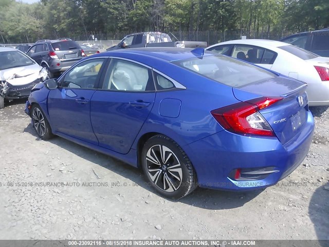 19XFC1F70GE204570 - 2016 HONDA CIVIC EXL 蓝色 照片 3