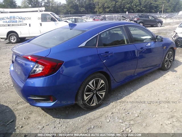 19XFC1F70GE204570 - 2016 HONDA CIVIC EXL 蓝色 照片 4