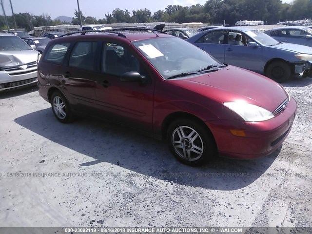 1FAFP36P6YW293025 - 2000 FORD FOCUS SE/SE COMFORT BURGUNDY photo 1