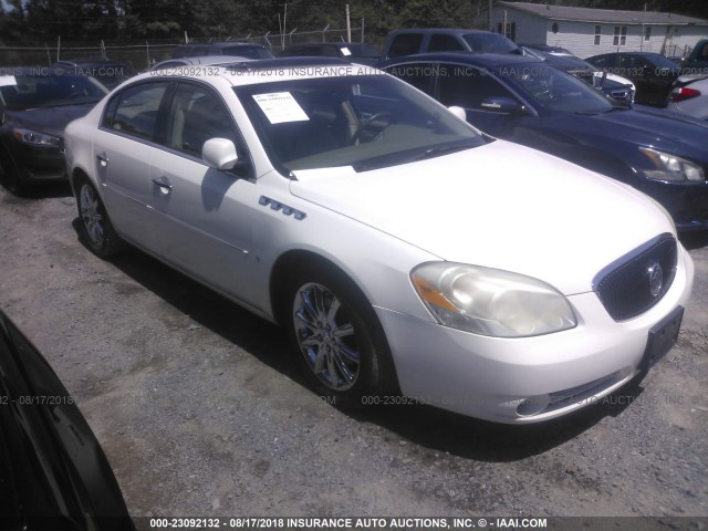 1G4HE57Y46U165527 - 2006 BUICK LUCERNE CXS WHITE photo 1