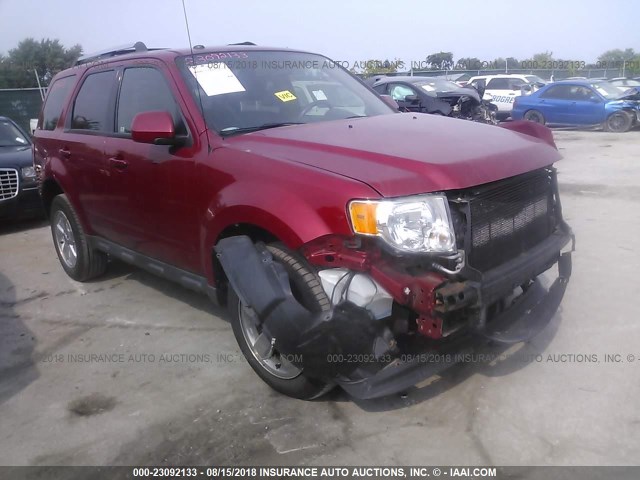 1FMCU04G39KC98128 - 2009 FORD ESCAPE LIMITED RED photo 1