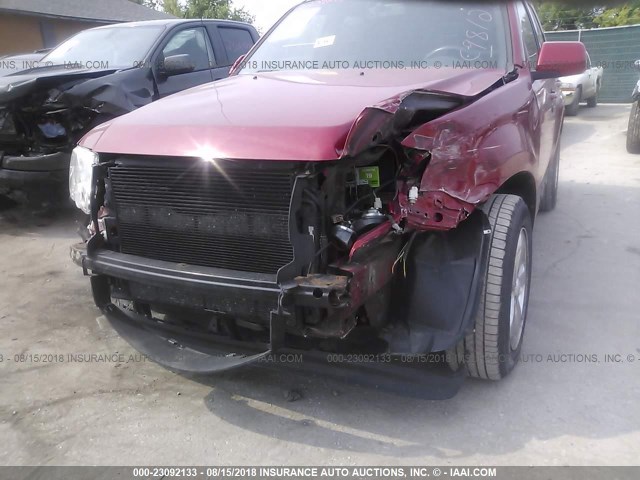 1FMCU04G39KC98128 - 2009 FORD ESCAPE LIMITED RED photo 6