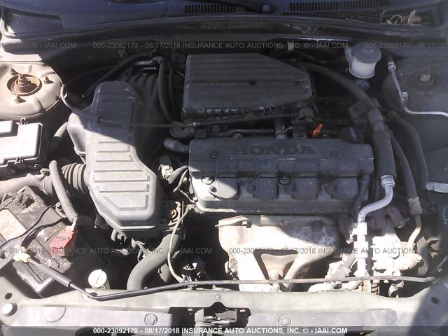 2HGES16374H643911 - 2004 HONDA CIVIC DX VP 绿色 照片 10
